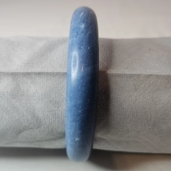 Vintage Marbled Blue And White Bangle 80s To 90s Funky - Picture 1 of 1